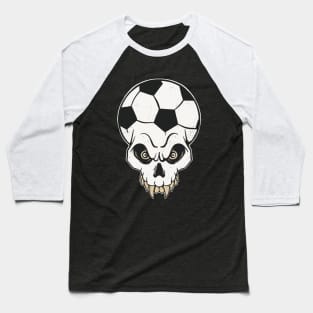 Cool Football Skull Soccer Fan Sport Baseball T-Shirt